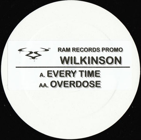 Wilkinson (4) : Every Time / Overdose (12", Promo, Sti)