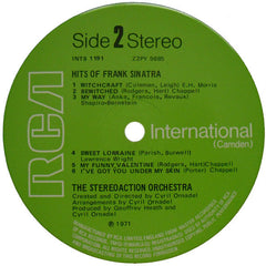 Cyril Ornadel And The Stereo Action Orchestra : Hits Of Frank Sinatra (LP, Album)
