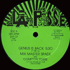 Mixmaster Spade And The Compton Posse : Genius Is Back (12")