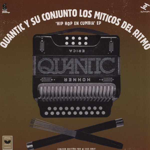 Quantic Y Su Conjunto Los Míticos Del Ritmo : Hip Hop En Cumbia EP (12", EP, Ltd, Gre)