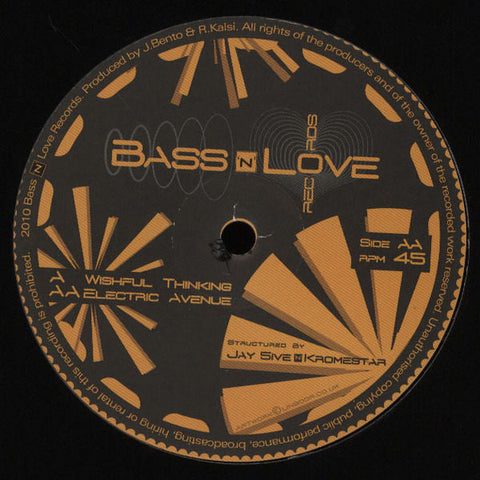 Jay 5ive & Kromestar : Wishful Thinking / Electric Avenue (12")