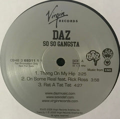Daz Dillinger : So So Gangsta (2xLP, Album, Promo)