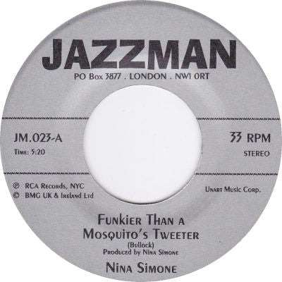 Nina Simone : Funkier Than A Mosquito's Tweeter / Save Me (7")
