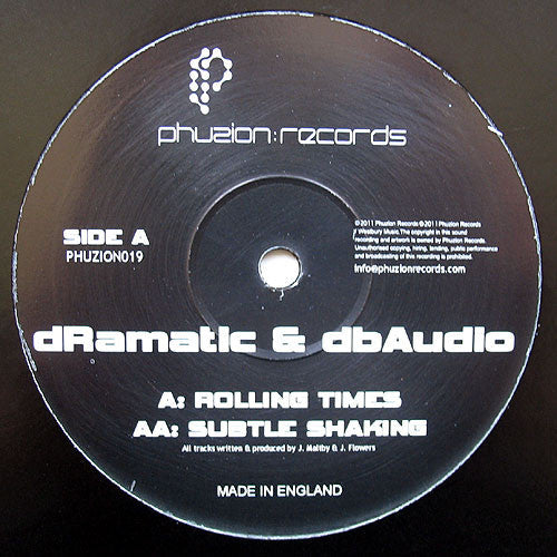 dRamatic & dbAudio : Rolling Times / Subtle Shaking (12")