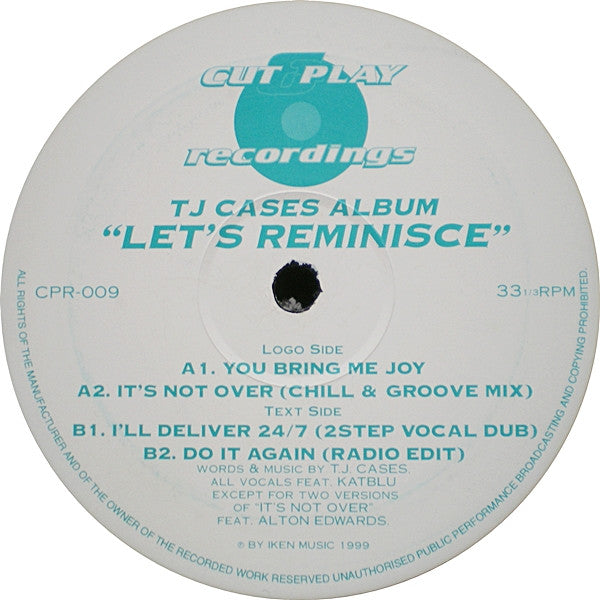 TJ Cases : Let's Reminisce (2x12", Album)