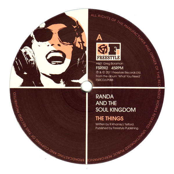 Randa And The Soul Kingdom : The Things (12")