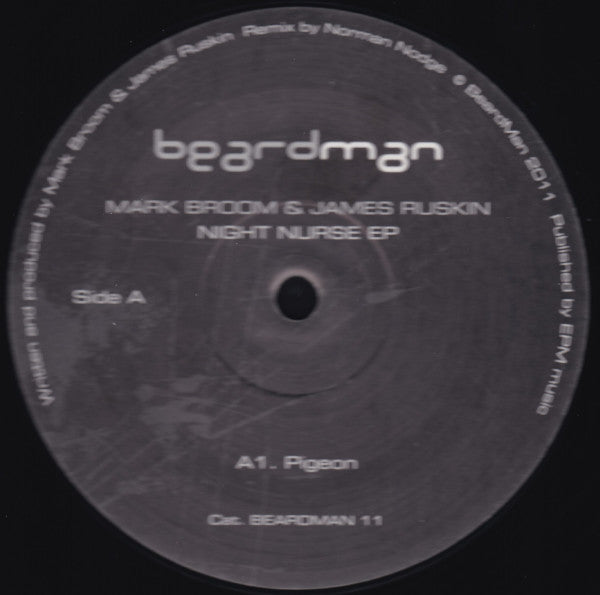 Mark Broom & James Ruskin : Night Nurse EP (12", EP)