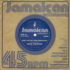 Linval Thompson : Don't Cut Off Your Dreadlocks (7", RE)