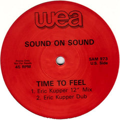 Sound On Sound : Time To Feel (12", Promo)