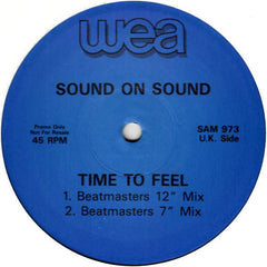 Sound On Sound : Time To Feel (12", Promo)