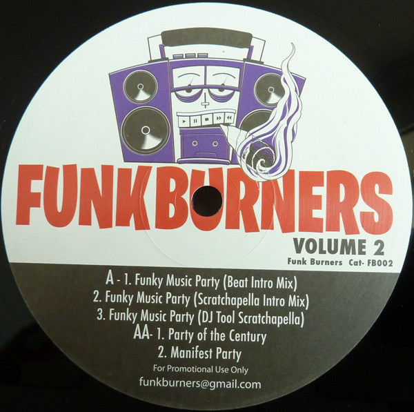 Funk Burners : Funk Burners Volume 2 (12", Promo)