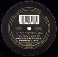 Masterbuilders (2) : The Night I Cried E.P. (12", EP)