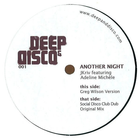 JKriv Feat. Adeline Michele : Another Night (12")