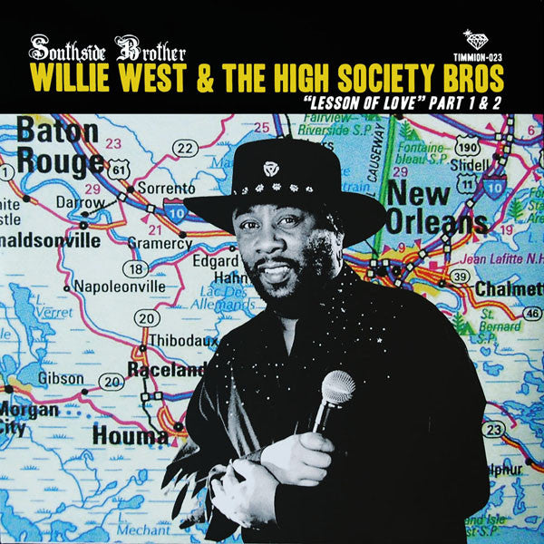 Willie West And The High Society Bros* : Lesson Of Love (7")