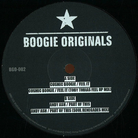 Cosmic Boogie : Feel It (12")