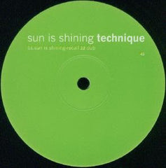 Technique : Sun Is Shining (2x12", Promo)