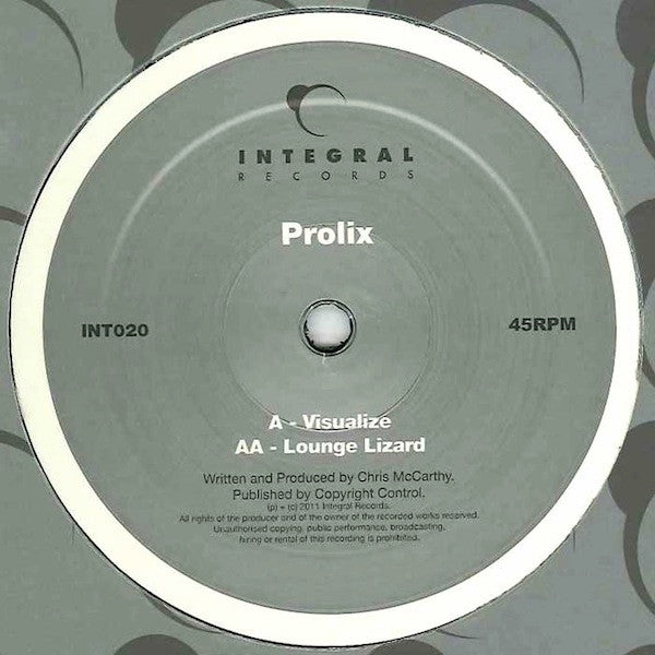 Prolix : Visualize / Lounge Lizard (12")