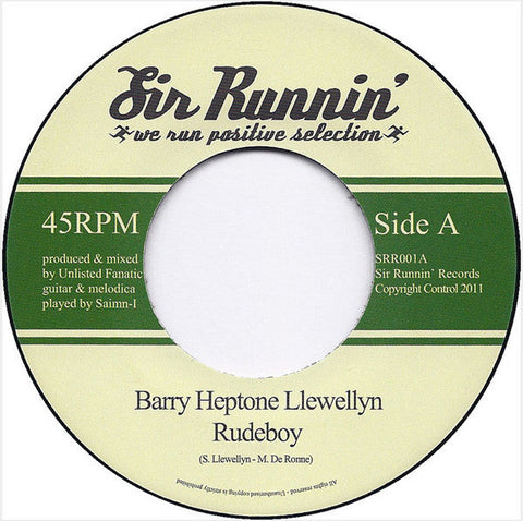 Barry Llewellyn : Rudeboy (7")