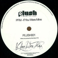 Contract Killers / PFM : The Life Moments (Soundwall VIP) / If You Were Mine (12")