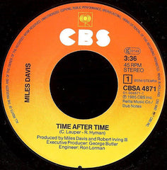 Miles Davis : Time After Time (7", Single)