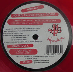 Solaris (20) / Glasshouse (4) : Used All The Love  (George Morel Classic Remix) / I Can Feel It (12", Cle)