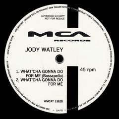 Jody Watley : What'cha Gonna Do For Me (12", Promo)