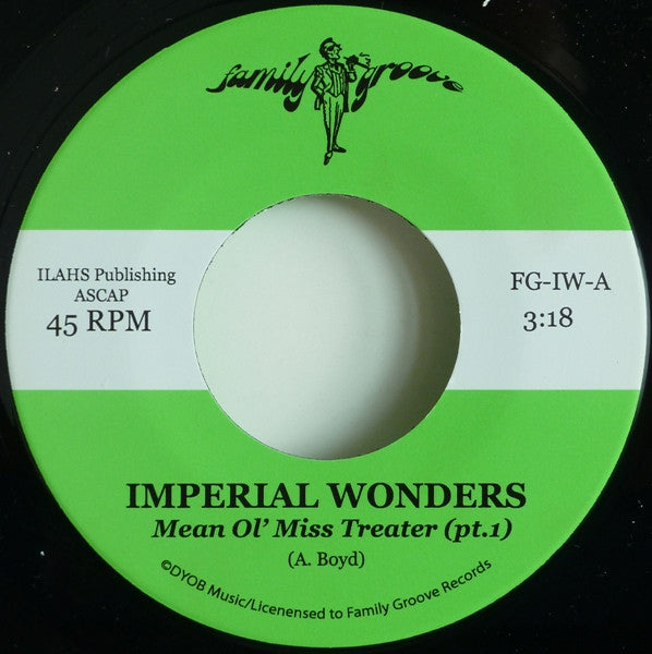 Imperial Wonders : Mean Ol' Miss Treater (7", RE)