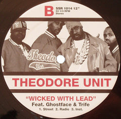 Theodore Unit : Paychecks / Wicked With Lead (12")