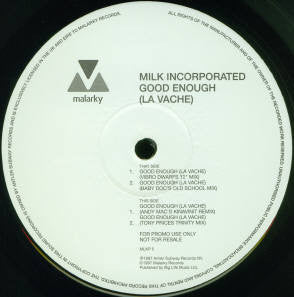 Milk Inc. : Good Enough (La Vache) (12", Promo)