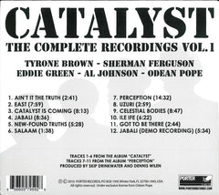 Catalyst (4) : The Complete Recordings Vol. 1 (CD, Comp, Dig)