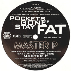 Master P : Pockets Gone, Stay Fat (12", Promo)
