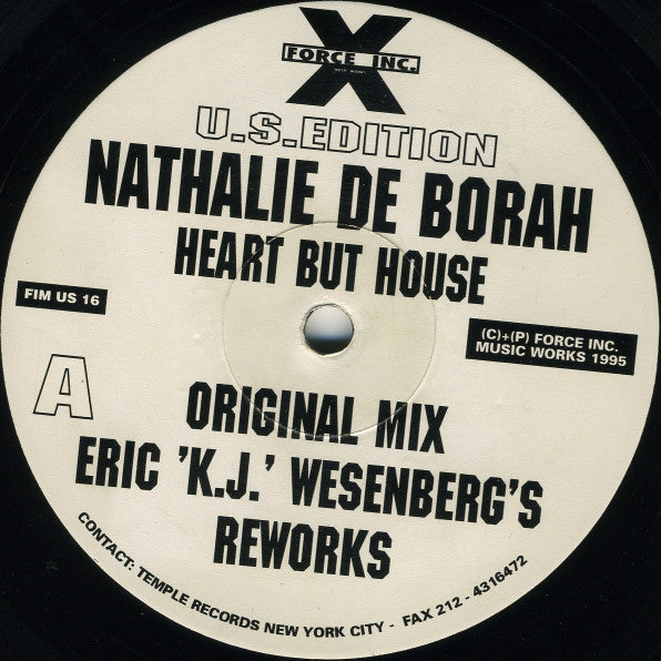 Nathalie De Borah : Heart But House (12")