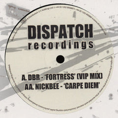 DBR UK / Nickbee : Fortress (VIP Mix) / Carpe Diem (10", Ltd)