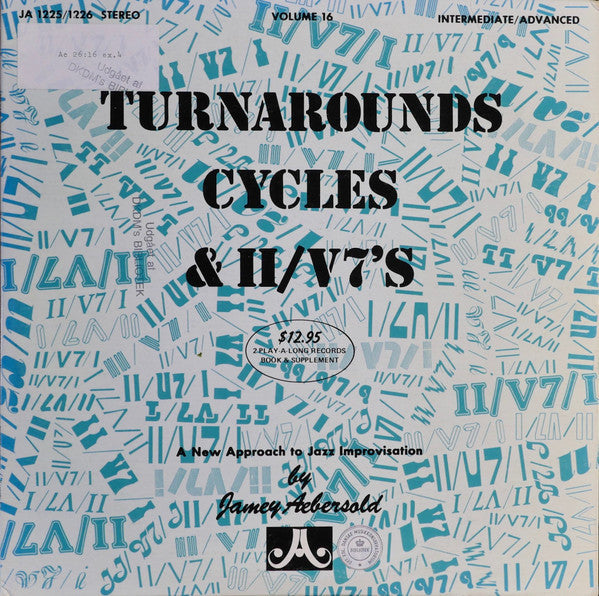 Jamey Aebersold : Turnarounds, Cycles & II/V7's (2xLP, Album)