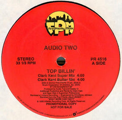 Audio Two : Top Billin' (12", Promo)