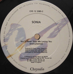 Sonia : You'll Never Stop Me Loving You (12", Single)
