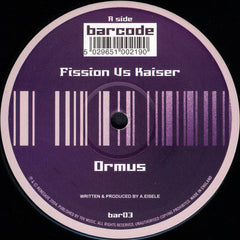 Fission Vs Kaiser : Ormus / Cruel Intentions (12")