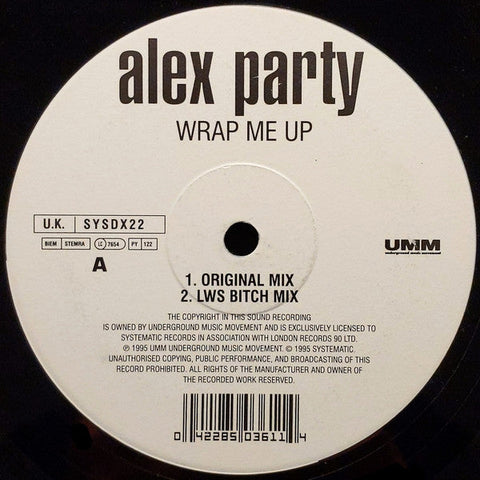 Alex Party : Wrap Me Up (12")