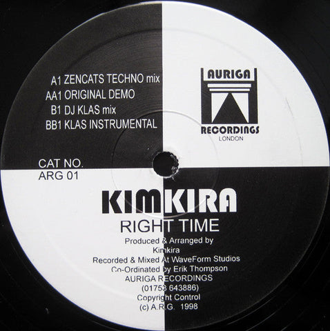 Kimkira : Right Time (12")