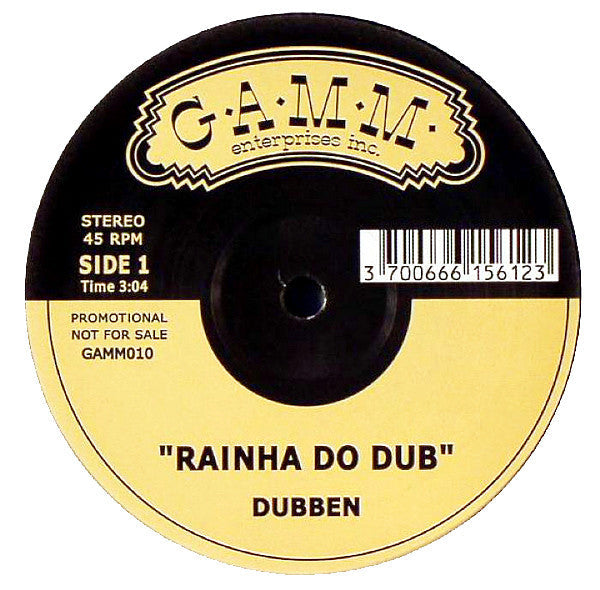 Dubben : Rainha Do Dub EP (12", Promo)