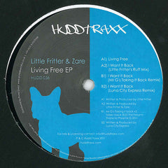 Little Fritter & Zare : Living Free EP (12", EP)