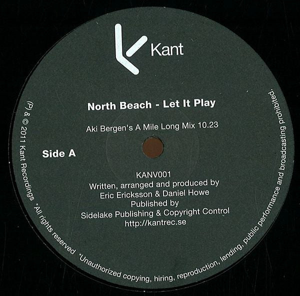 North Beach : Let It Play (12")