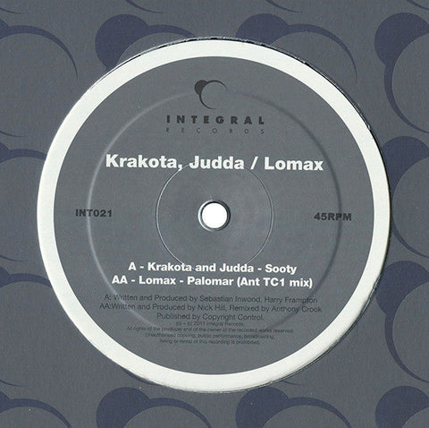 Krakota & Judda / Lomax (2) : Sooty / Palomar (Remix) (12")