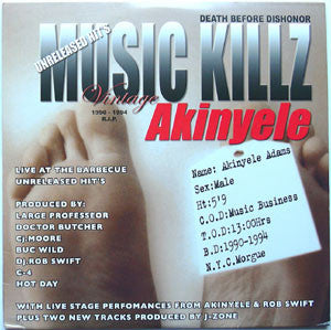Akinyele : Live At The Barbecue - Unreleased Hit's (2xLP)