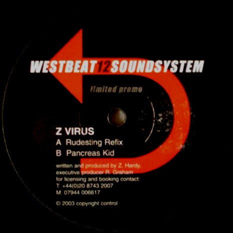 Z Virus* : Rudesting Refix / Pancreas Kid (12", Ltd, Promo)