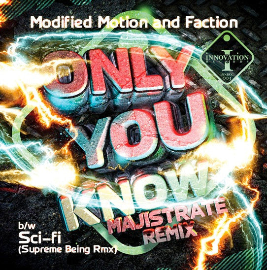Modified Motion & Faction : Only You Know (Majistrate Remix) (12", Promo)