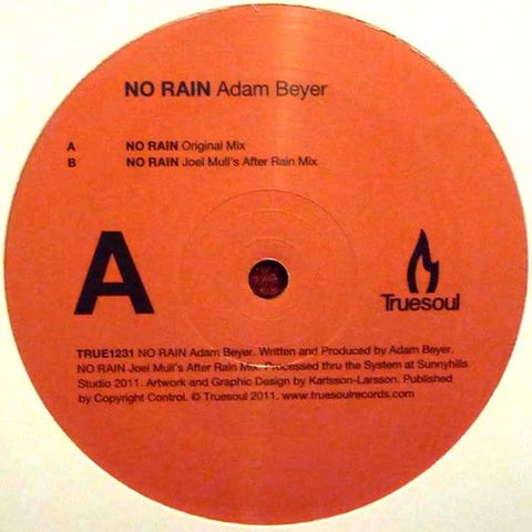 Adam Beyer : No Rain (12")