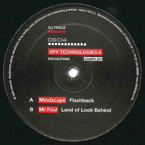 DJ Trace : Spy Technologies 6 (Sampler) (12", Smplr)