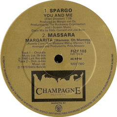 Harlow (2) / Spargo / Pino Massara : Take Off / You And Me / Margarita (12")