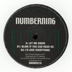 Numbernin6 : Let Me Know (12")